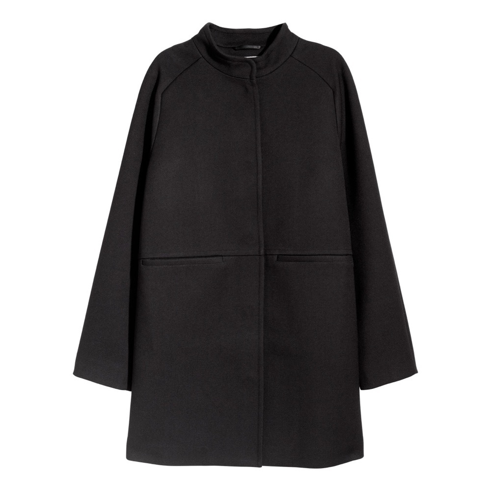 H&M short wool blend coat 6